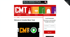 Desktop Screenshot of canadianmusictrade.com